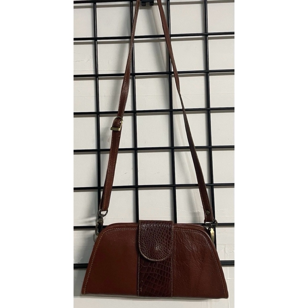 Longhide High Fashion Leather Goods Leather Crossbody Bag Purse Detachable Strap - Picture 2 of 6